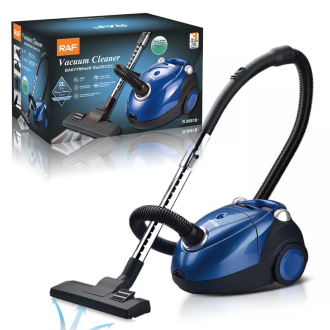 RAF Vaccum Cleaner 2L 1200W 2in1 with Dust Bag, Clean Filteration, Large Suction, High Effeciency Motor R.8661 R
