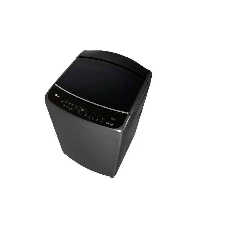 Lg Washing Machine 19Kg Top Load, 6 Motion Dd, Inverter Direct Drive, Lint Filter, Steam Functionality, Smart Diagnosis, Middle Black Lcd Display T19H3Sdht2