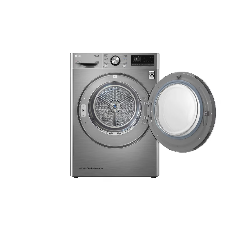 Lg Washing Machine 9Kg Dual Inverter Heat Pump Dryer, Front Load, Eco Hybrid, Auto Cleaning Condenser. Allergy Care, Dual Filter, Smart Pairing, Thinq, Vcm Rh90V9Pv8N