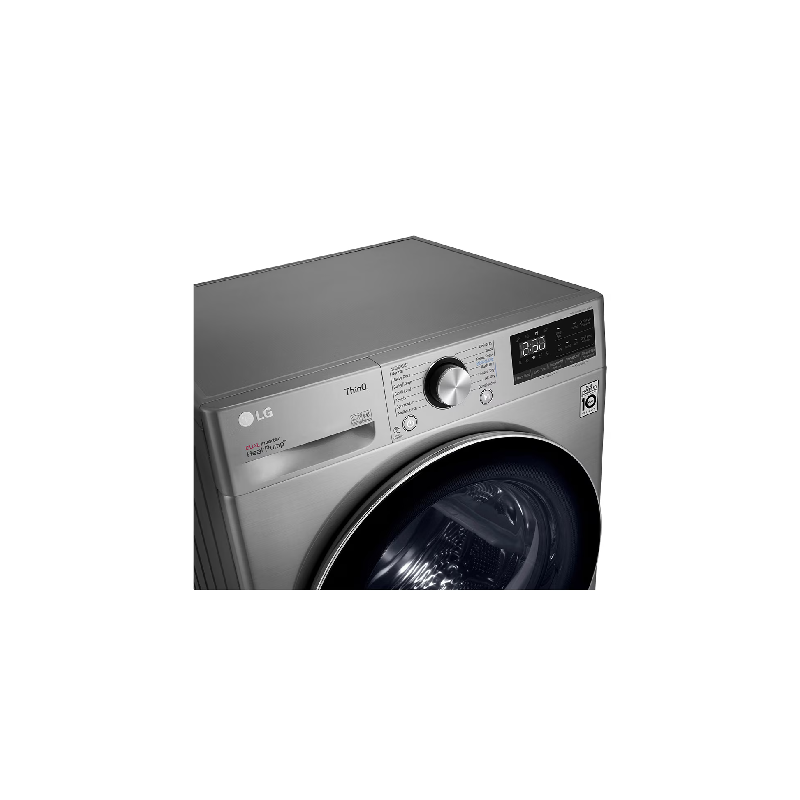 Lg Washing Machine 9Kg Dual Inverter Heat Pump Dryer, Front Load, Eco Hybrid, Auto Cleaning Condenser. Allergy Care, Dual Filter, Smart Pairing, Thinq, Vcm Rh90V9Pv8N