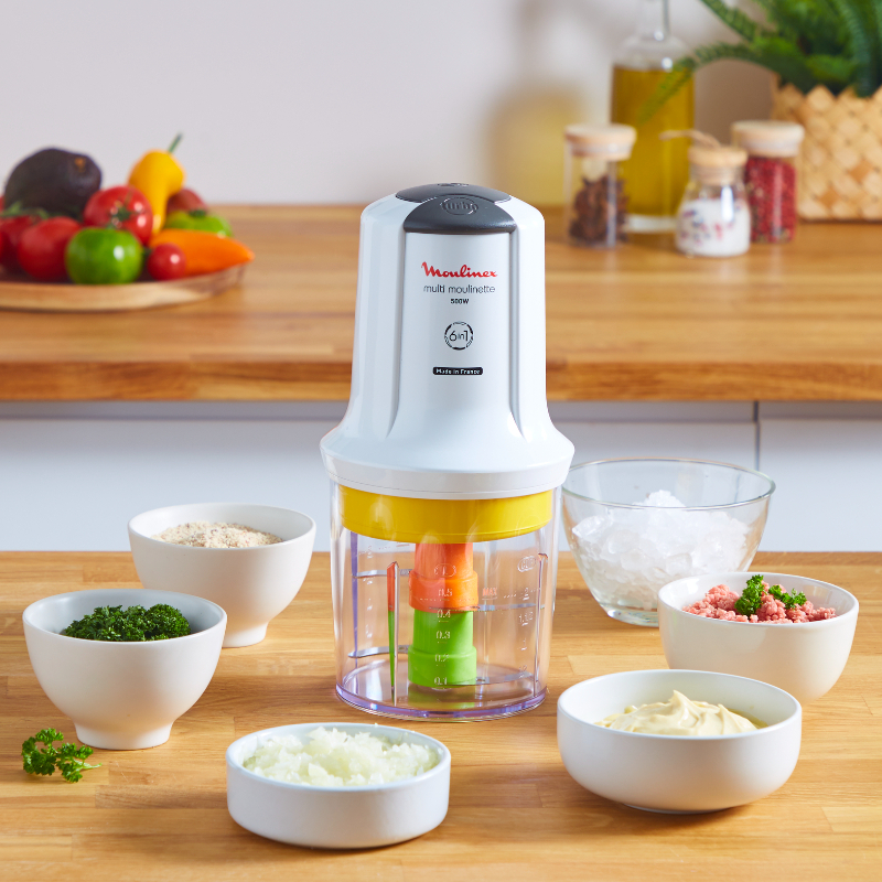 Moulinex Chopper 500W Multi Moulinette 6In1 At723127 4 Moulinex Chopper 500W Multi Moulinette 6In1 At723127
