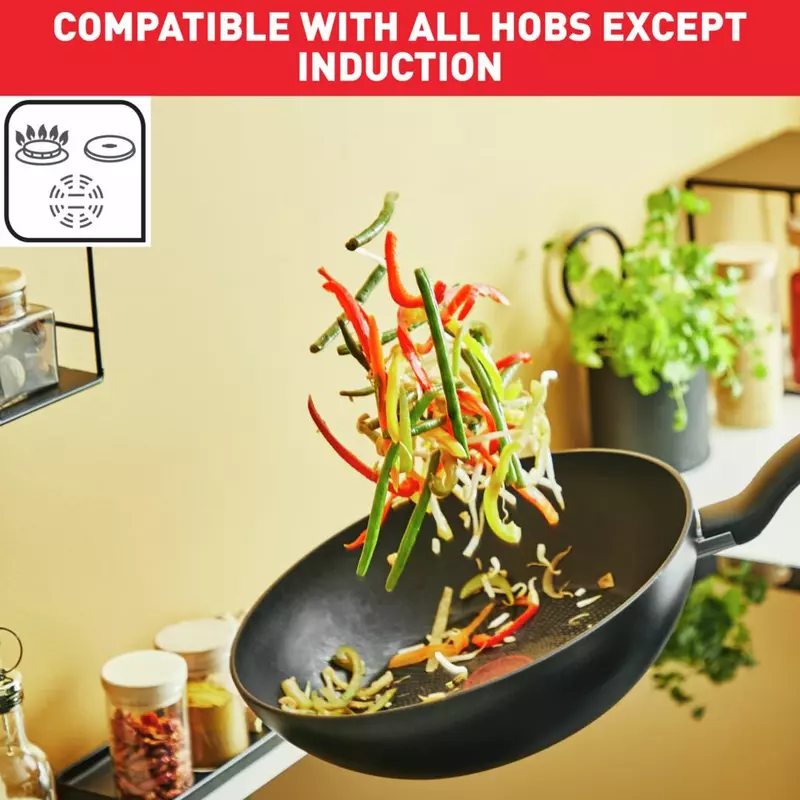 Tefal Super Cook Frypan 24Cm Non Electric B4590484 Aluminium Material Heat Indicator Thermo Signal Powerglide Coating Made In France 7 Tefal Super Cook Frypan 24Cm Non Electric B4590484 Aluminium Material Heat Indicator Thermo Signal Powerglide Coating Made In France