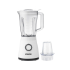 Nikai Blender 1.5l with Dry Grinder 600w NB1705B Jar With Feeder Cap Stainless Steel Blades 2 Speeds With Pulse