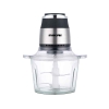 Nikai Chopper 3L Glass Bowl 500W NC394G Detachable Blade Stainless Steel Blades 2 Speed With Safety Switch