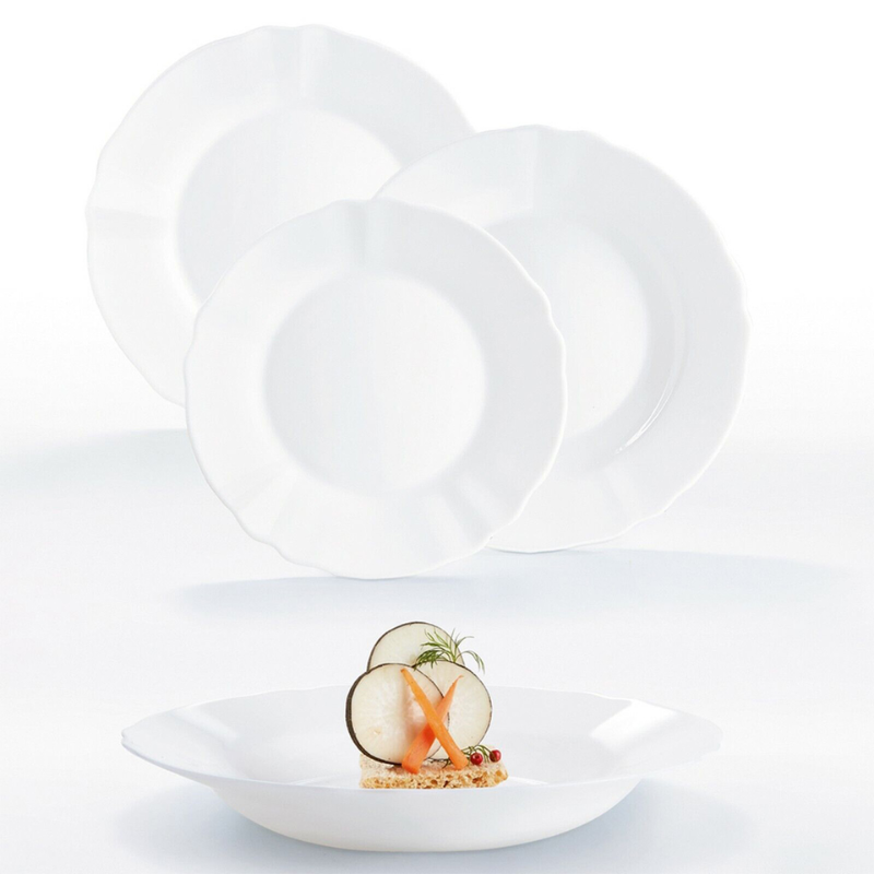 Luminarc Louis Xv Dinner Plate 24Cm V0724 6Pcs Set 4 Luminarc Louis Xv Dinner Plate 24Cm V0724 6Pcs Set