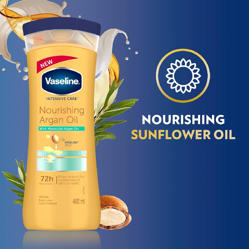 Vaseline Nourishing Body Lotion Argan Oil 400Ml (Pack Of 3Pcs) 7 Vaseline Nourishing Body Lotion Argan Oil 400Ml (Pack Of 3Pcs)