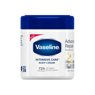 Vaseline Moisturizing Body Cream Advanced Repair 400ml - Set of 3 Pcs