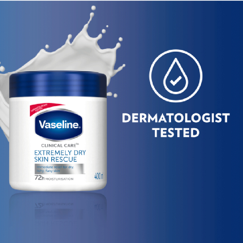 Vaseline Moisturizing Body Cream Extremely Dry Skin Rescue 400Ml (Pack Of 3Pcs) 7 Vaseline Moisturizing Body Cream Extremely Dry Skin Rescue 400Ml (Pack Of 3Pcs)