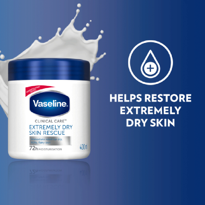 Vaseline Moisturizing Body Cream Extremely Dry Skin Rescue 400Ml (Pack Of 3Pcs) 5 Vaseline Moisturizing Body Cream Extremely Dry Skin Rescue 400Ml (Pack Of 3Pcs)