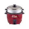 Nikai Rice Cooker 1.8L Keep Warm Function Teflon Coated Inner Pot 700W NR672N1 Aluminum Steamer Detachable Power Cord Indicator Lights