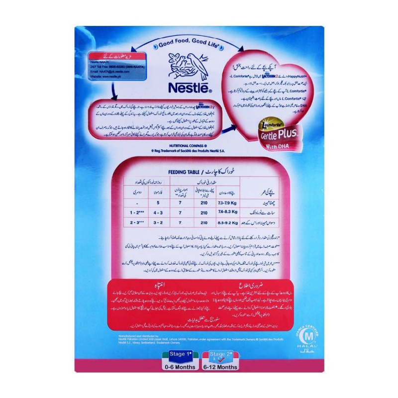 Nestle Lactogen 2, Follow Up Infant Formula, Instant Formula Milk, 100% Lactose, 6 To 12 Months , 400G - Set Of 3 Pcs