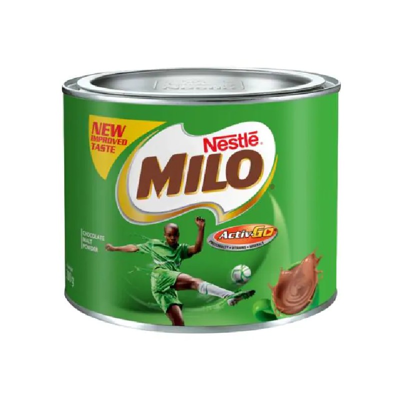 Nestle Milo Chocolate Milk Powder Active-Go, Low Gi, Source Of Protein, 8 Vitamins &Amp; Minerals, 100G Tin 1 Nestle Milo Chocolate Milk Powder Active-Go, Low Gi, Source Of Protein, 8 Vitamins &Amp; Minerals, 100G Tin - Set Of 3 Pcs