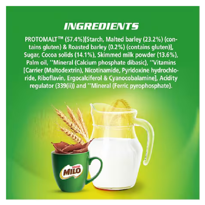 Nestle Milo Activ-Go Malt Powder 400G (Pack Of 12Pcs) 3 Nestle Milo Activ-Go Malt Powder 400G (Pack Of 12Pcs)