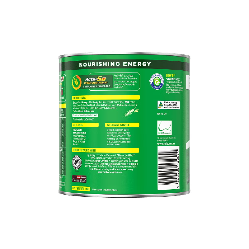 Nestle Milo Activ-Go Malt Powder 100G (Pack Of 24Pcs) 2 Nestle Milo Activ-Go Malt Powder 100G (Pack Of 24Pcs)