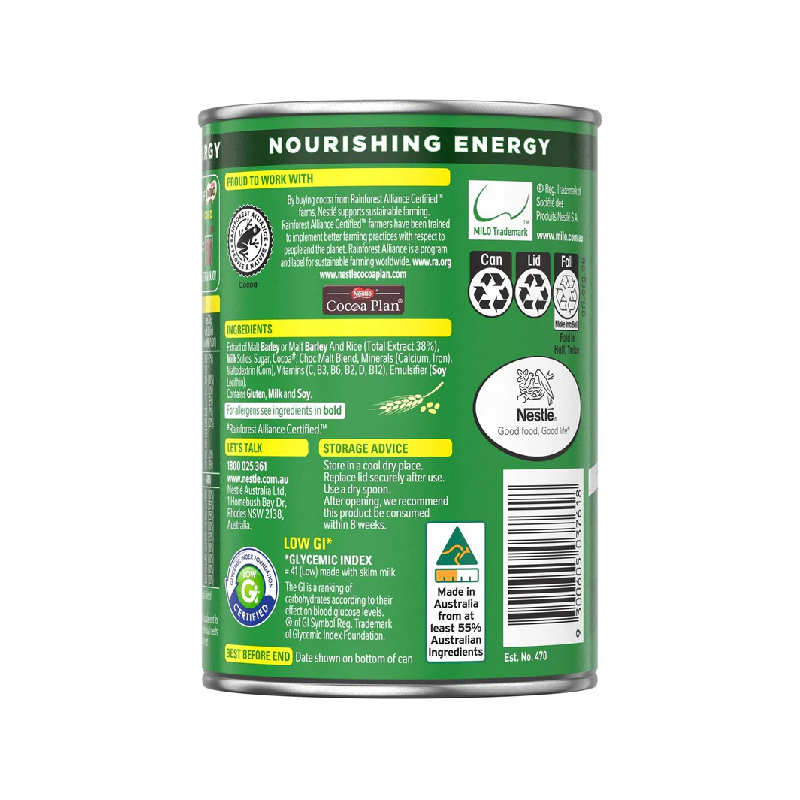 Nestle Milo Activ-Go Malt Powder 400G (Pack Of 12Pcs) 2 Nestle Milo Activ-Go Malt Powder 400G (Pack Of 12Pcs)