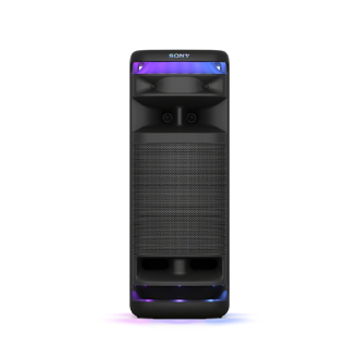 Sony Bluetooth Party Speaker ULT Tower 10 with ULT Button, Powerfull Bass,25hrs Backup, IP67 Rating, Sound & Party Lights, Wireless Mic for Karaoke,Touch Panel SRS-ULT1000