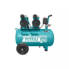 Total Air Compressor 50L Silent & Oil Free System, 2 Motors 1.6HP 600W TCS2150502-8