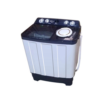 SilverDome Washing Machine 10kg Manual Twin Tub, Spin Air Dry, Dark Blue WMS-10