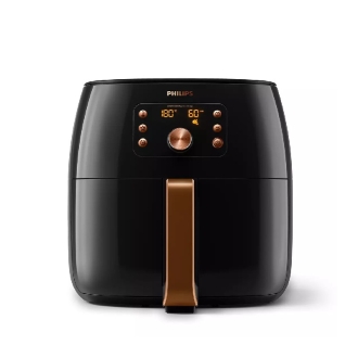 Philips Air Fryer XXL, 7.3L, Automatic Shut Off, Cool Wal Exterior, Temperature Control, Smart Sensing Tecnology, LED Display, Patented Rapid Air Flow Design, Pre Set Cooking Function HD9860
