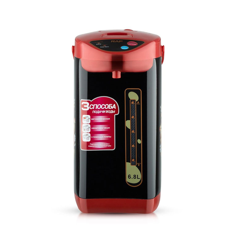 Raf Electric Water Kettle 800W 6.8L Large Capacity, Bpa Free, Led Lamp, 360° Swivel Base, High Quality Stainless Steel R.7904 1 Raf Electric Water Kettle 800W 6.8L Large Capacity, Bpa Free, Led Lamp, 360° Swivel Base, High Quality Stainless Steel R.7904