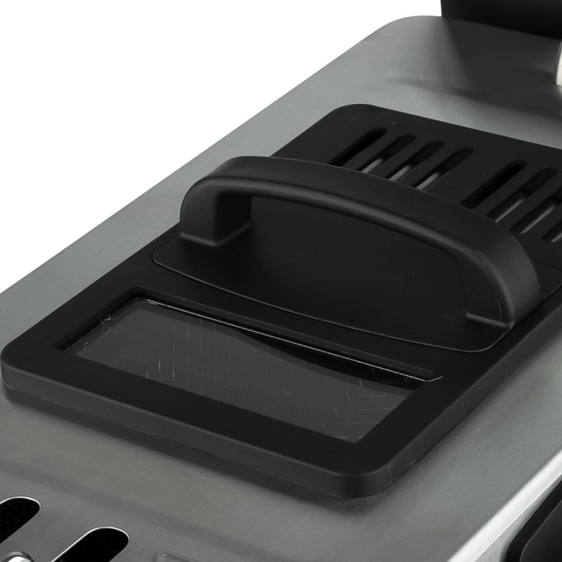 Raf Deep Fryer 2000W 3.5L Single Basket, 4 Ring Fever, Anti Scalding Design, Sectional Temperature Control, Stainless Steel R.5299 5 Raf Deep Fryer 2000W 3.5L Single Basket, 4 Ring Fever, Anti Scalding Design, Sectional Temperature Control, Stainless Steel R.5299