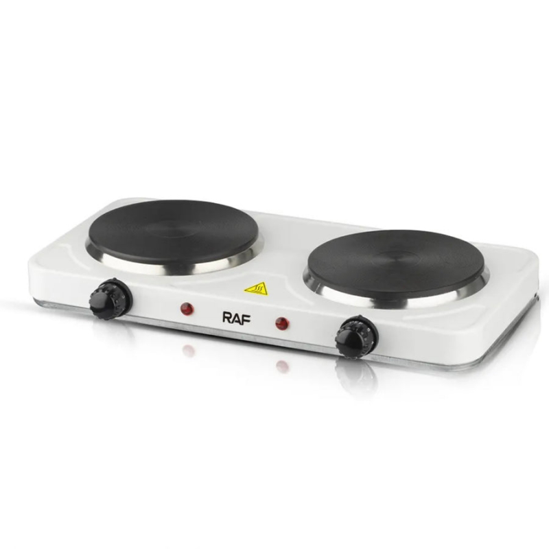 Raf Hotplate 1000W Double, Uniform Heat, Simple Operation R.8020 A