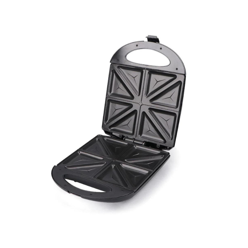 Raf Sandwich Maker 1400W 4 Slice Double-Sided Heating, Non-Stick Coated R.2290