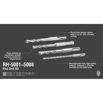 Ronix SDS Plus Drill Bit 8 x 160mm RH-5006
