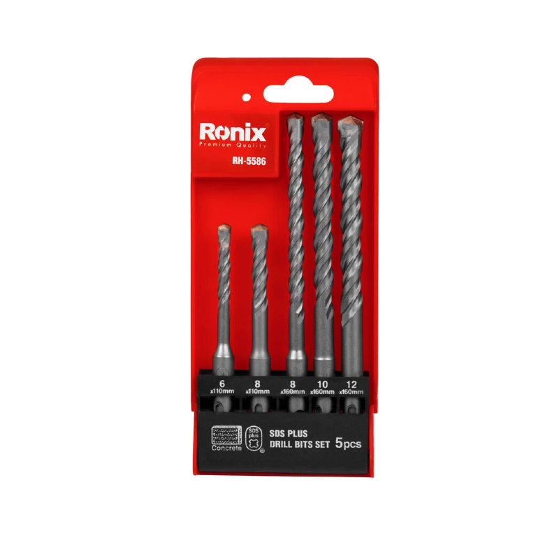 Ronix Hammer Drill Bits 5Pcs Set Rh-5586 1 Ronix Hammer Drill Bits 5Pcs Set Rh-5586
