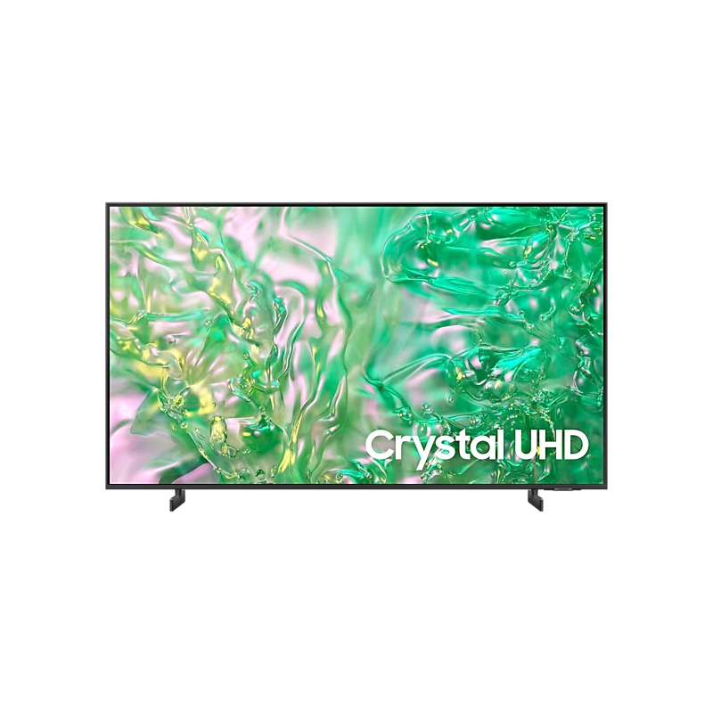 Samsung 55’’ Crystal Uhd 4K, Tizen, Os Smart Tv, Frameless &Amp; Air Slim, Flat Lift Stand, Solar Cell Remote, Dynamic Crystal Color, 4K  Ai Upscaling, Q-Symphony 55Du8000