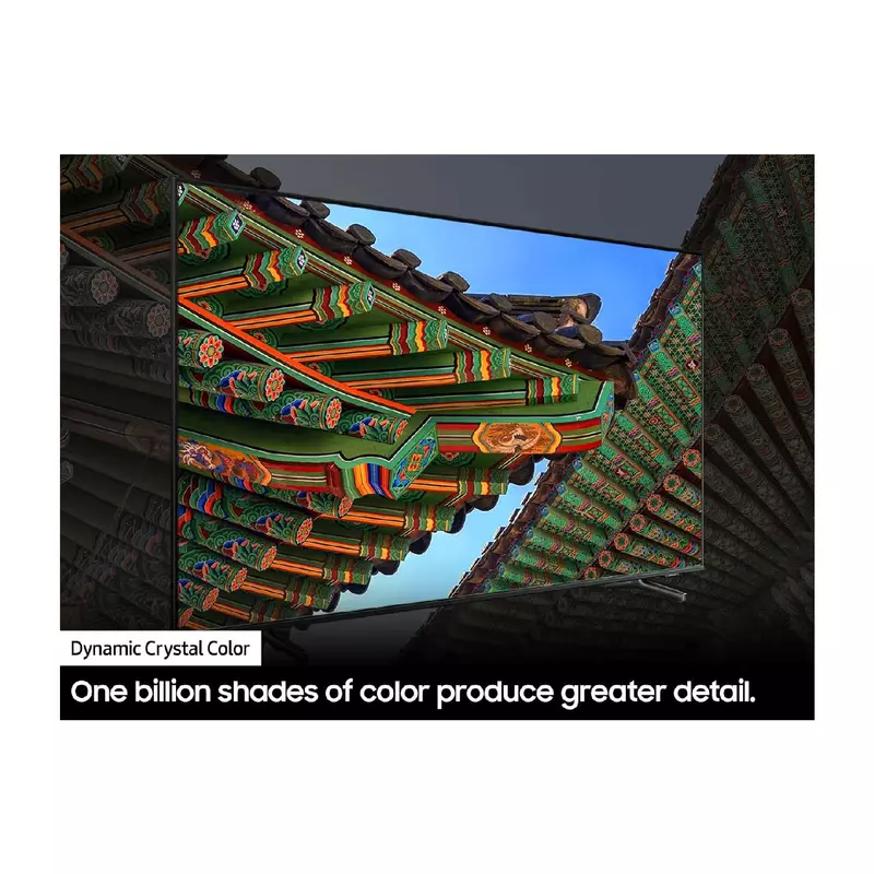 Samsung 55’’ Crystal Uhd 4K, Tizen, Os Smart Tv, Frameless &Amp; Air Slim, Flat Lift Stand, Solar Cell Remote, Dynamic Crystal Color, 4K  Ai Upscaling, Q-Symphony 55Du8000