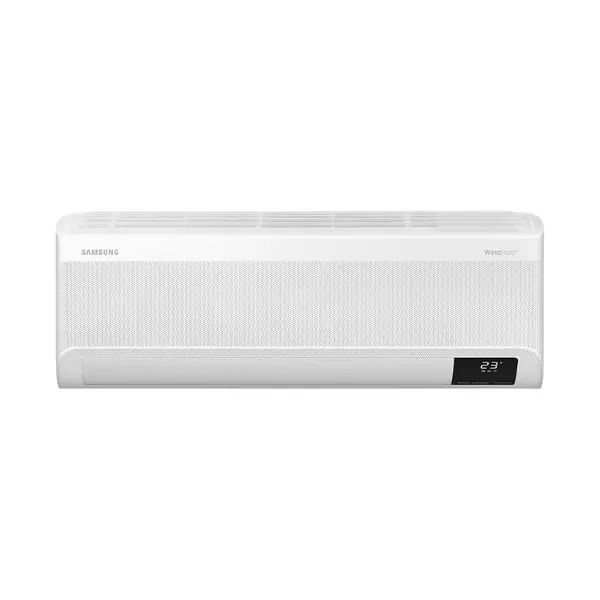 Samsung Wall Split Premium Air Conditioner 18000Btu, Inverter, Triple Protector, Windfree, Led Display With Piping Kit, Wi-Fi Ar18Bveamwk/Af