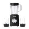 Nikai Blender 1.5l with Dry Grinder 350w NB2900NA1 3 Plastic Jars Unbreakable Jar Stainless Steel Blades 2 Speed With Pulse