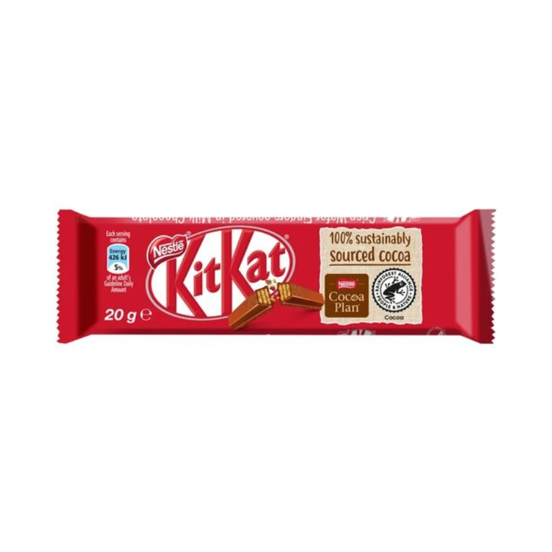 Nestle Kit Kat Milk 2 Finger Chocolate Bar 20G Nkk2F (Pack Of 36Pcs) 1 Nestle Kit Kat Milk 2 Finger Chocolate Bar 20G Nkk2F (Pack Of 36Pcs)