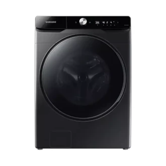 Samsung Washing Machine 21Kg Dryer 12Kg Digital Inverter, Front Load, Eco Bubble, Ai Control, Auto Dispense, Hygiene Steam, Vrt Plus, Black Wd21T6300Gv/Nq