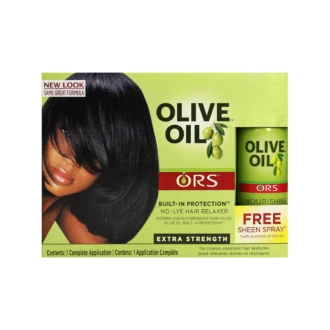 Ors Olive Oil Relaxer Extra Strength Kit ORSOORESK - Set of 3 Pcs