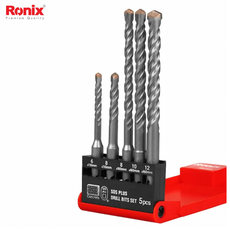 Ronix Hammer Drill Bits 5Pcs Set Rh-5586 2 Ronix Hammer Drill Bits 5Pcs Set Rh-5586