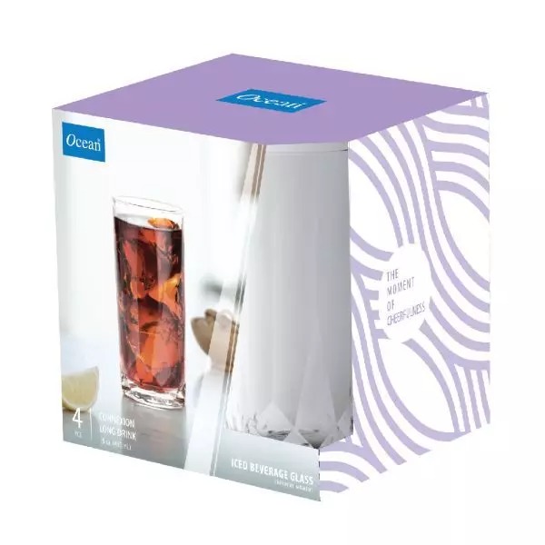 Ocean Glass 4Pcs Connexion Long Drink 215Ml Classic Tumbler Fancy 3P0280904G0001 2 Ocean Glass 4Pcs Connexion Long Drink 215Ml Classic Tumbler Fancy 3P0280904G0001