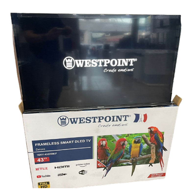 Westpoint 43&Quot; Dled Smart Tv Frameless Teky-4322Sm.f 2 Westpoint 43&Quot; Dled Smart Tv Frameless Teky-4322Sm.f