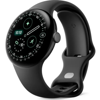 Google Pixel Watch 4 Wi-Fi 41mm - Matte Black with Obsidian Active Band