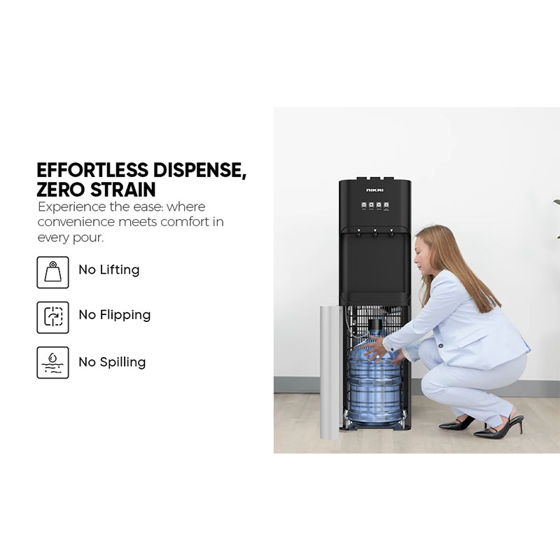 Nikai Water Dispenser 3 Taps Bottom Load With Pump Nwd4000Bs 3 Taps Hot Normal And Cold Compressor Cooling Steel Tank Anti Bacterial Design 4 Nikai Water Dispenser 3 Taps Bottom Load With Pump Nwd4000Bs 3 Taps Hot Normal And Cold Compressor Cooling Steel Tank Anti Bacterial Design