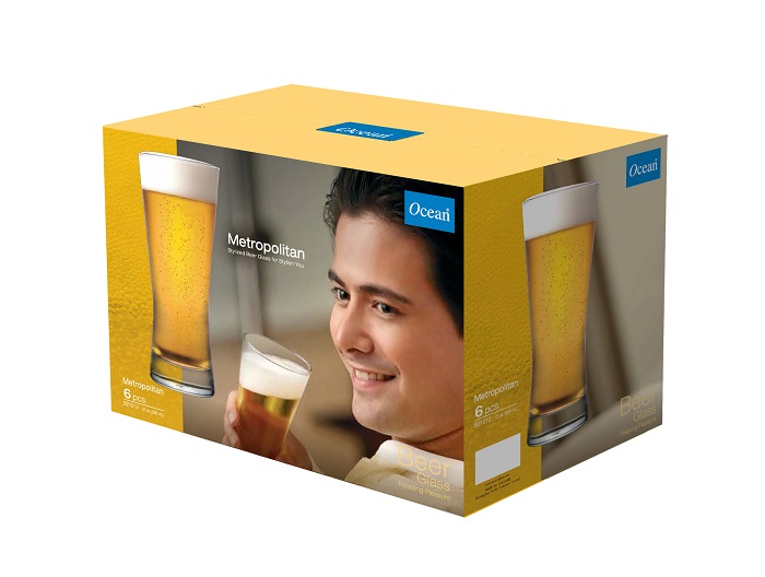 Ocean Glass 6Pcs Metropolitan 410Ml Beer Tumbler 1B21315L 4 Ocean Glass 6Pcs Metropolitan 410Ml Beer Tumbler 1B21315L