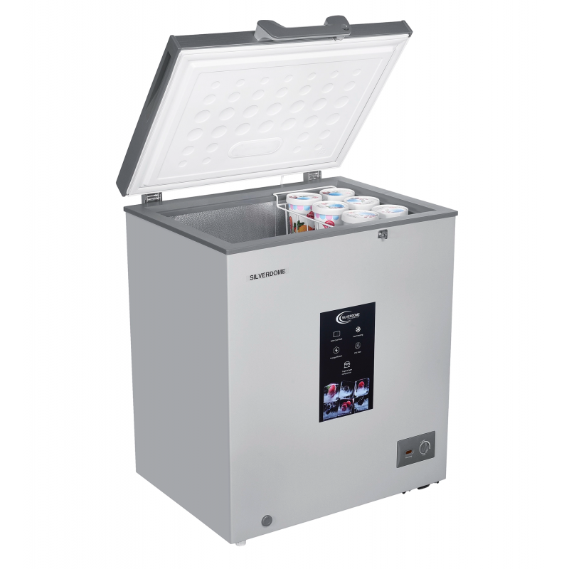 Silverdome Convertible Chest Freezer 142L, Defrost, Fast Freezing, Tropicalized Compressor With Cool Pack, Energy Efficient Cfm-145 2 Silverdome Convertible Chest Freezer 142L, Defrost, Fast Freezing, Tropicalized Compressor With Cool Pack, Energy Efficient Cfm-145
