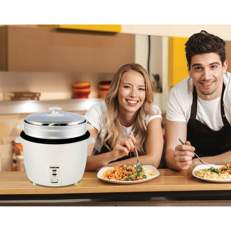 Nikai Rice Cooker 1.8L Keep Warm Function Teflon Coated Inner Pot 700W Nr672N1 Aluminum Steamer Detachable Power Cord Indicator Lights 7 Nikai Rice Cooker 1.8L Keep Warm Function Teflon Coated Inner Pot 700W Nr672N1 Aluminum Steamer Detachable Power Cord Indicator Lights