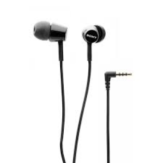 Sony In-Ear Type Headphones, 9 mm, Driver Unit, Neodymium Magnet, 1.2m Cord, Smartphone Compatible for Calls MDR-EX155APWQE