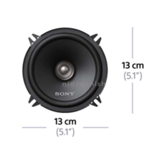 Sony Dual Cone Speaker 210w Peak 30W CEA Woofer For Punchy Bass XS-FB131E