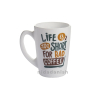 Luminarc Mug 6pcs New Morning Life is Short 32cl P8838