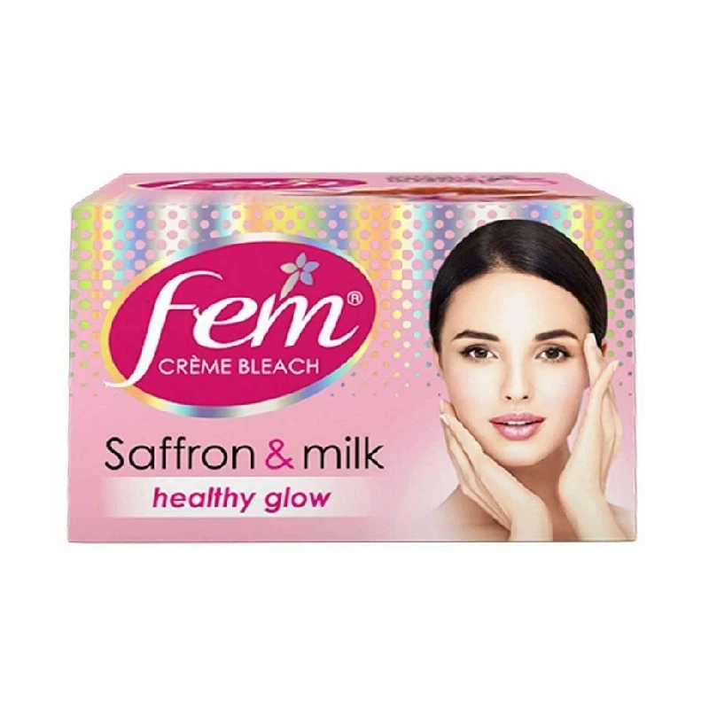 Fem Crème Bleach Saffron &Amp; Milk 24G Fcmsm24G 1 Fem Crème Bleach Saffron &Amp; Milk 24G Fcmsm24G - Set Of 3 Pcs