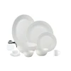 La Opala Dinner Set Ivory White 47 Pieces L1047