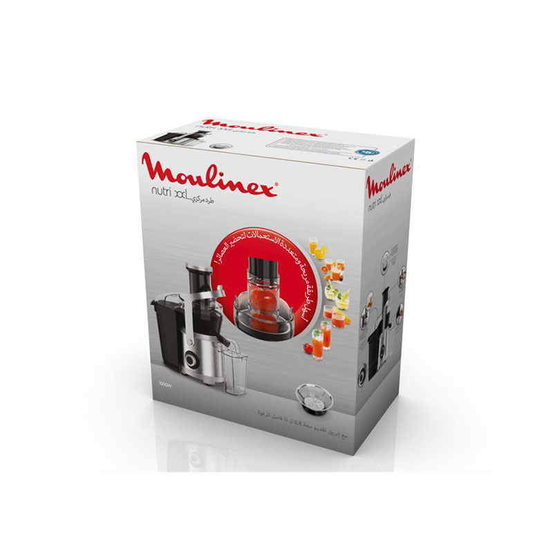 Moulinex Juicer Extractor 2.2L Juice Jug With Pulp Container 1000W Ju660D27 - 2 Speeds Stainless Steel Filter Material Direct Serve Locking System 1 Large Handle 4 Moulinex Juicer Extractor 2.2L Juice Jug With Pulp Container 1000W Ju660D27 - 2 Speeds Stainless Steel Filter Material Direct Serve Locking System 1 Large Handle